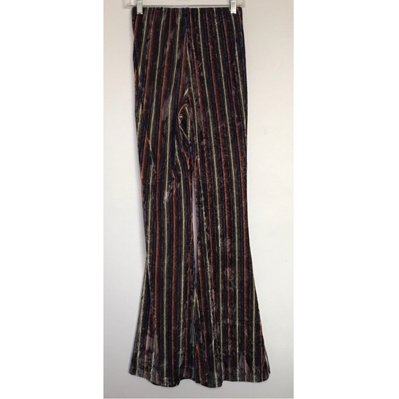 Urban Outfitters Crushed Velvet Flare Pants - Picture 8 of 12